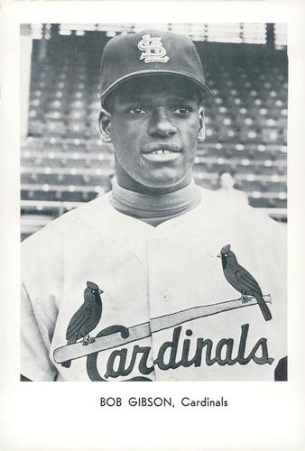 1963 Sports Service St. Louis Cardinals #NNO Bob Gibson Front