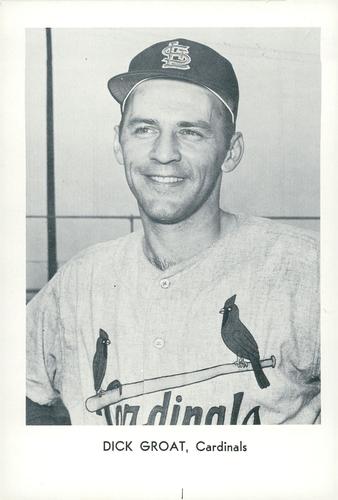 1963 Sports Service St. Louis Cardinals #NNO Dick Groat Front