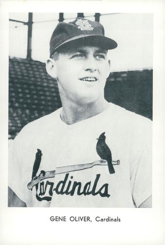1963 Sports Service St. Louis Cardinals #NNO Gene Oliver Front