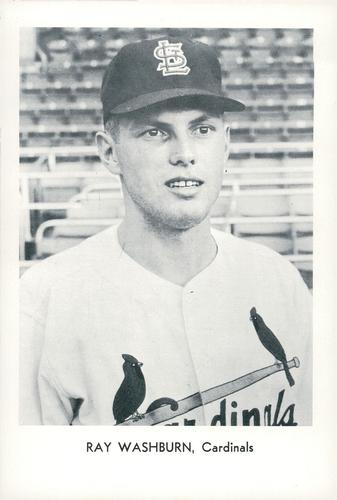 1963 Sports Service St. Louis Cardinals #NNO Ray Washburn Front