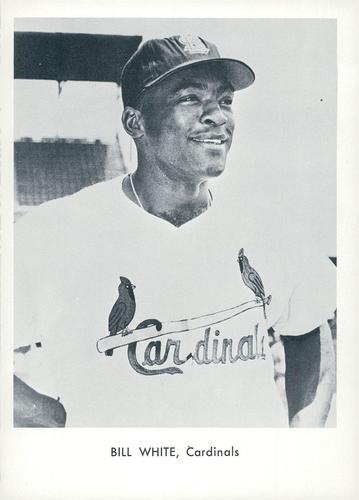 1964 Sports Service St. Louis Cardinals #NNO Bill White Front