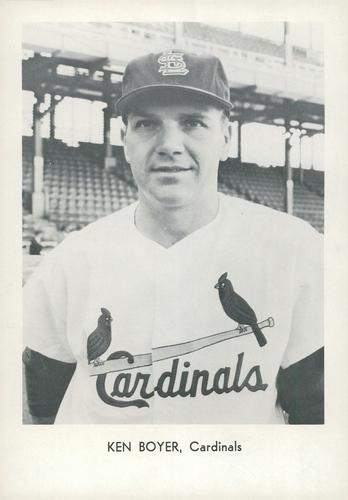 1965 Sports Service St. Louis Cardinals #NNO Ken Boyer Front