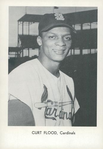 1965 Sports Service St. Louis Cardinals #NNO Curt Flood Front