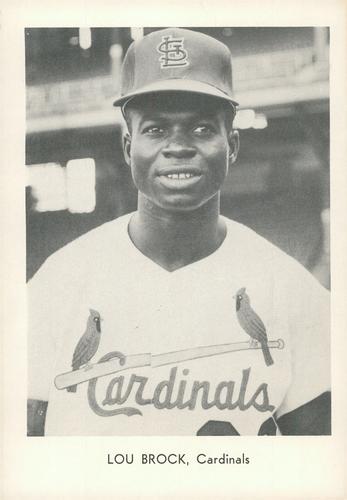 1967 Sports Service St. Louis Cardinals #NNO Lou Brock Front