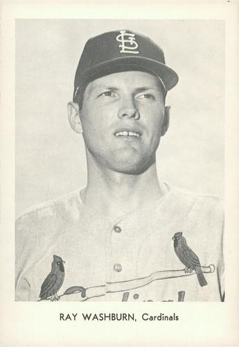1967 Sports Service St. Louis Cardinals #NNO Ray Washburn Front