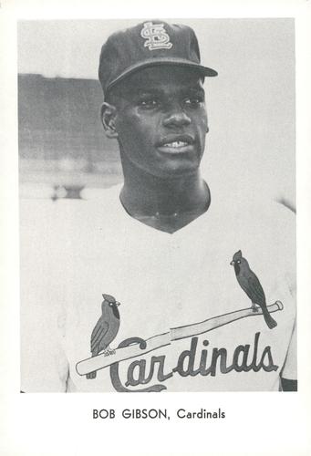 1968 Sports Service St. Louis Cardinals #NNO Bob Gibson Front