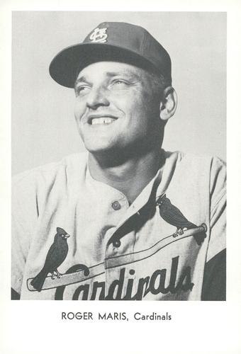 1968 Sports Service St. Louis Cardinals #NNO Roger Maris Front