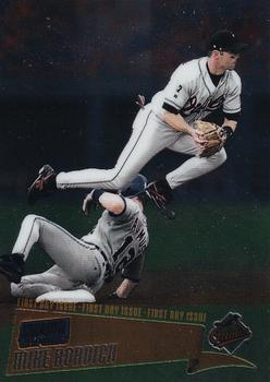 2000 Stadium Club Chrome - First Day Issue #179 Mike Bordick  Front