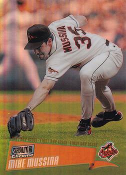 2000 Stadium Club Chrome - First Day Issue Refractors #192 Mike Mussina  Front