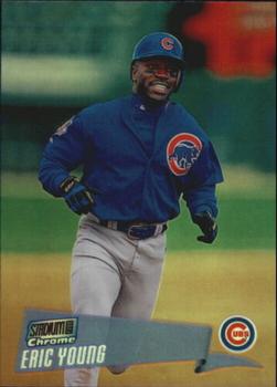 2000 Stadium Club Chrome - Refractors #73 Eric Young  Front