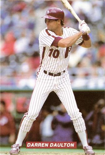 1989 Tastykake Philadelphia Phillies #NNO Darren Daulton Front