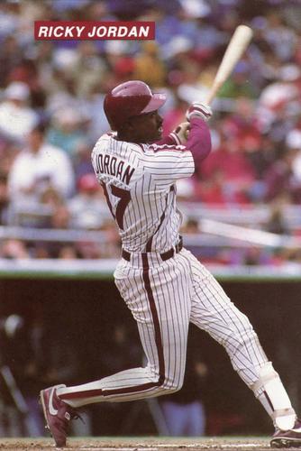 1989 Tastykake Philadelphia Phillies #NNO Ricky Jordan Front