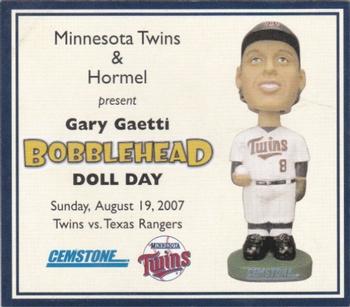 2000-09 Minnesota Twins Bobblehead Cards #NNO Gary Gaetti Front