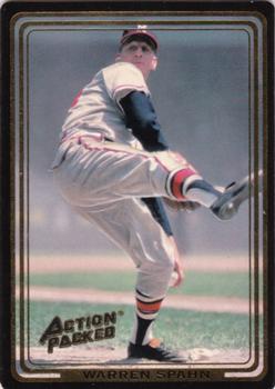 1993 Action Packed All-Star Gallery Series I #NNO Warren Spahn Front