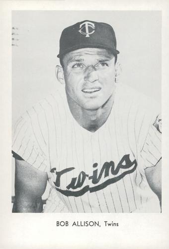 1966 Sports Service Minnesota Twins #NNO Bob Allison Front