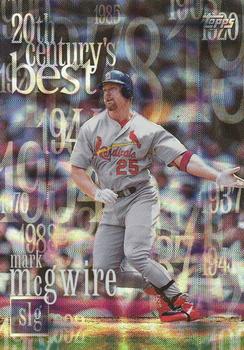 2000 Topps - 20th Century Best Sequential #CB9 Mark McGwire Front