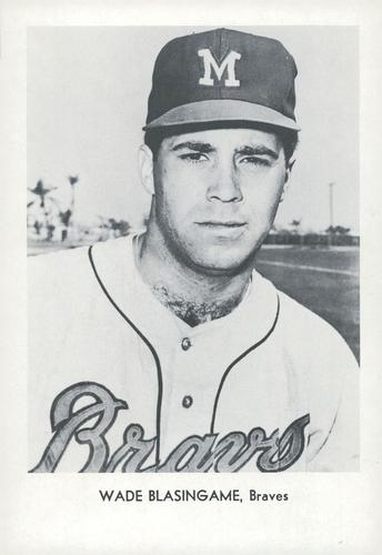 1965 Sports Service Milwaukee Braves Set A #NNO Wade Blasingame Front