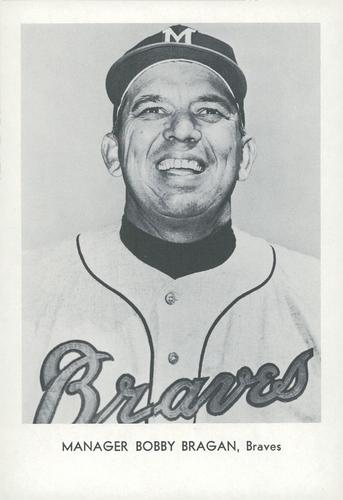 1965 Sports Service Milwaukee Braves Set A #NNO Bobby Bragan Front