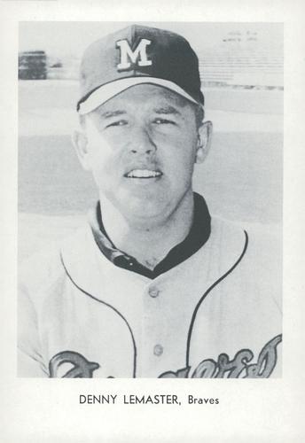 1965 Sports Service Milwaukee Braves Set A #NNO Denny Lemaster Front