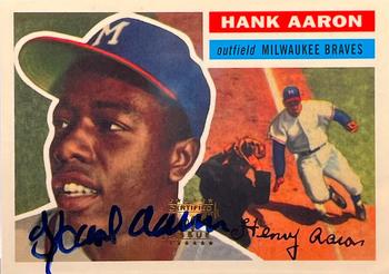 2000 Topps - Hank Aaron Autographs #3 Hank Aaron Front