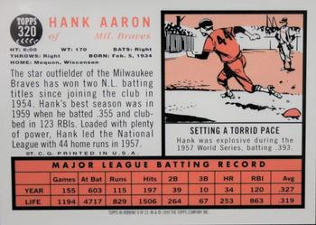 2000 Topps - Hank Aaron Autographs #9 Hank Aaron Back