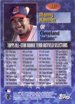 2000 Topps - All-Star Rookie Team #RT5 Manny Ramirez Back