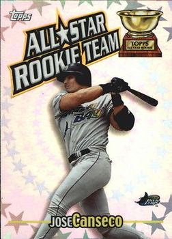 2000 Topps - All-Star Rookie Team #RT6 Jose Canseco Front