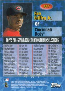 2000 Topps - All-Star Rookie Team #RT7 Ken Griffey Jr. Back