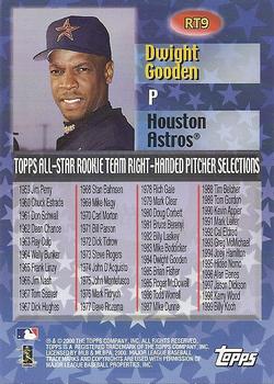 2000 Topps - All-Star Rookie Team #RT9 Dwight Gooden Back