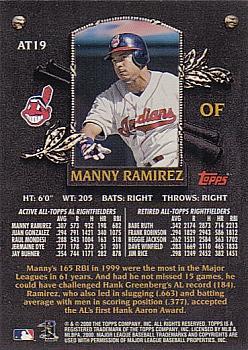 2000 Topps - All-Topps #AT19 Manny Ramirez Back