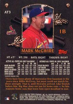 2000 Topps - All-Topps #AT3 Mark McGwire Back