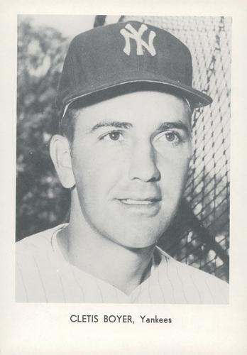 1965 Sports Service New York Yankees Set B #NNO Cletis Boyer Front