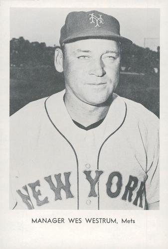 1966 Sports Service New York Mets Set A #NNO Wes Westrum Front