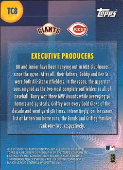 2000 Topps - Combos #TC8 Executive Producers (Barry Bonds / Ken Griffey Jr.) Back