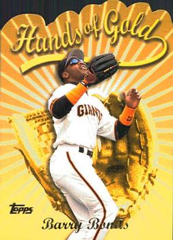 2000 Topps - Hands of Gold #HG1 Barry Bonds Front