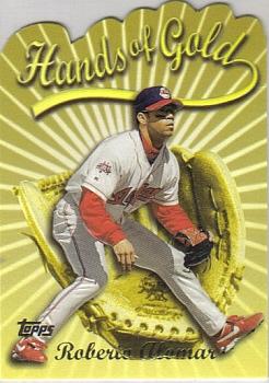 2000 Topps - Hands of Gold #HG4 Roberto Alomar Front