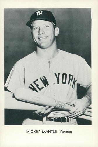 1963 Sports Service New York Yankees Set A #NNO Mickey Mantle Front