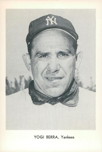1963 Sports Service New York Yankees Set B #NNO Yogi Berra Front