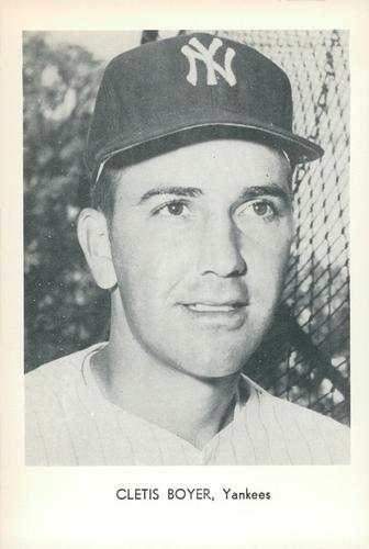 1963 Sports Service New York Yankees Set B #NNO Cletis Boyer Front