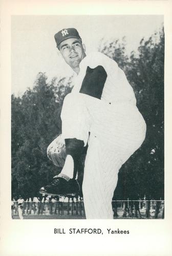 1963 Sports Service New York Yankees Set B #NNO Bill Stafford Front