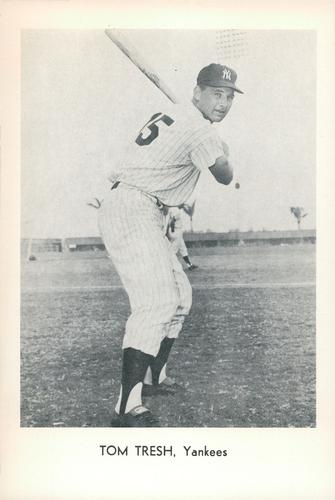 1963 Sports Service New York Yankees Set B #NNO Tom Tresh Front