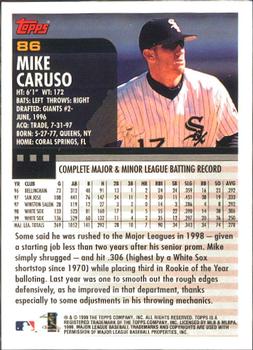 2000 Topps - Limited Edition #86 Mike Caruso Back