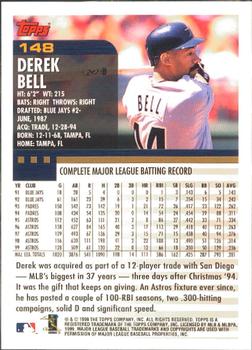 2000 Topps - Limited Edition #148 Derek Bell Back