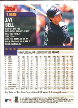 2000 Topps - Limited Edition #185 Jay Bell Back