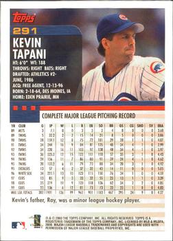 2000 Topps - Limited Edition #291 Kevin Tapani Back