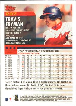 2000 Topps - Limited Edition #297 Travis Fryman Back