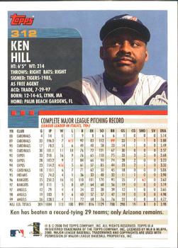 2000 Topps - Limited Edition #312 Ken Hill Back