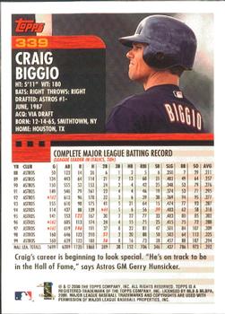 2000 Topps - Limited Edition #339 Craig Biggio Back