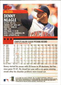2000 Topps - Limited Edition #436 Denny Neagle Back