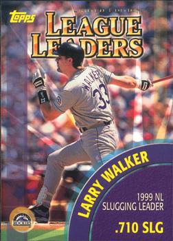 2000 Topps - Limited Edition #467 Larry Walker / Manny Ramirez Front